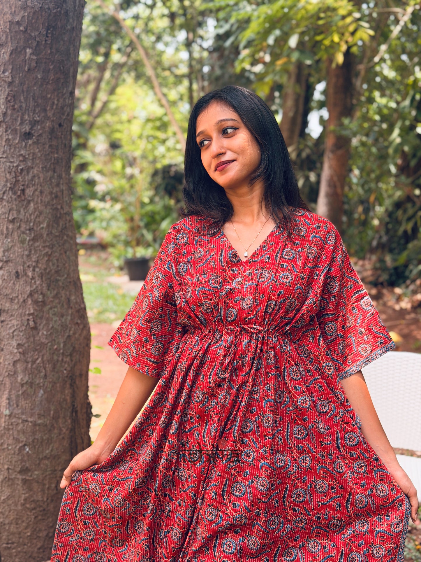 Maternity Kaftan Dress (Code-1019 IK)
