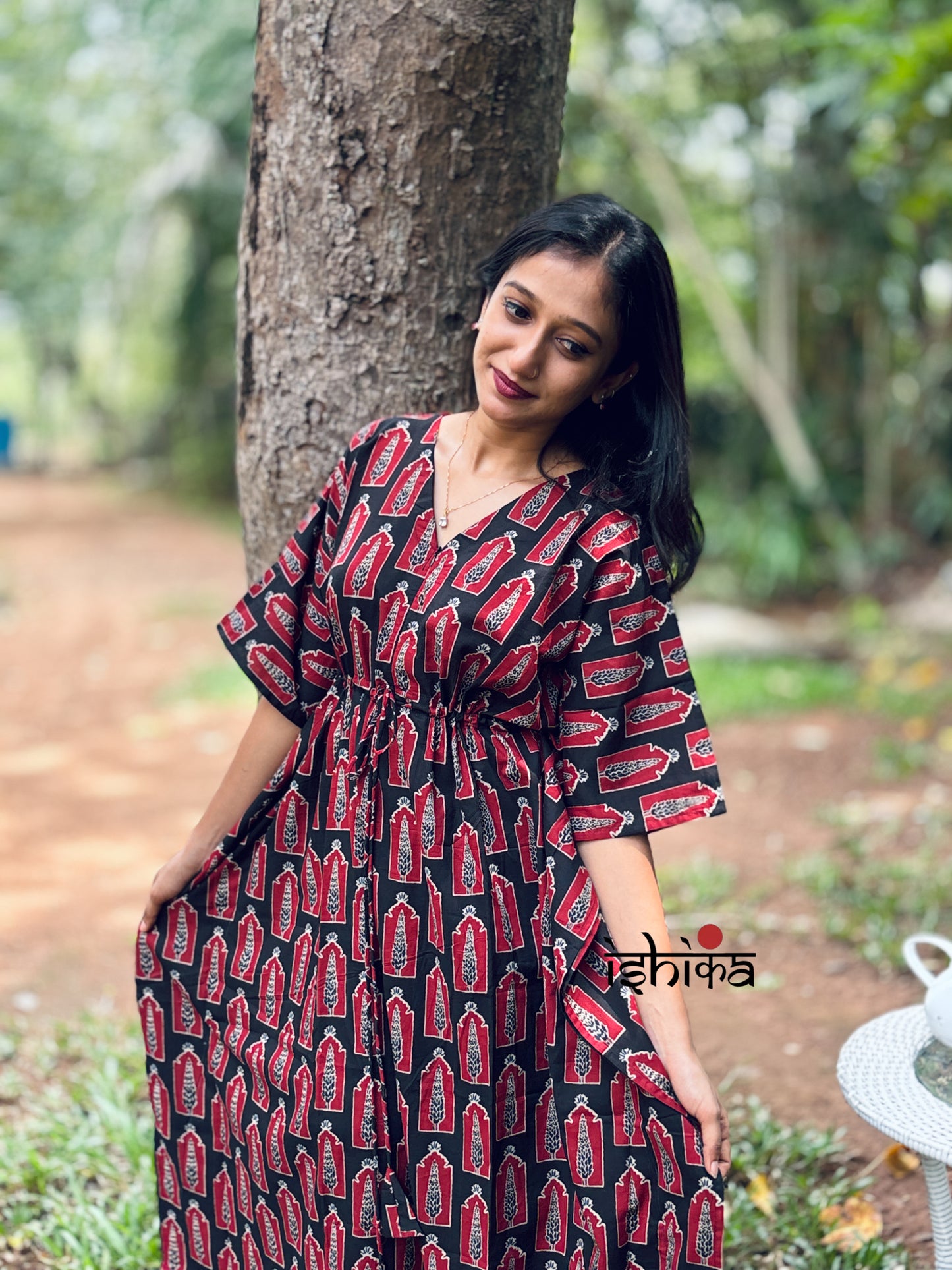 Maternity Kaftan Dress (Code-1010 IK)