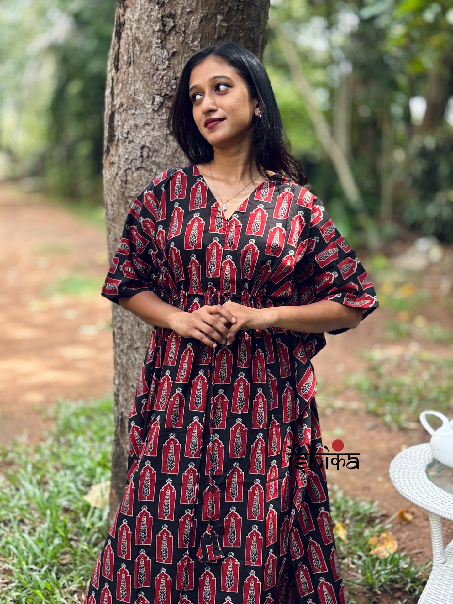 Maternity Kaftan Dress (Code-1010 IK)