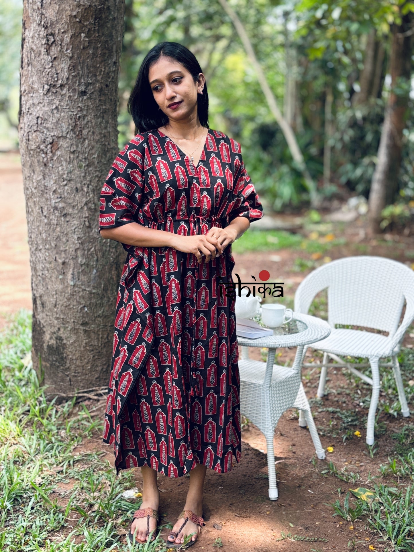 Maternity Kaftan Dress (Code-1010 IK)