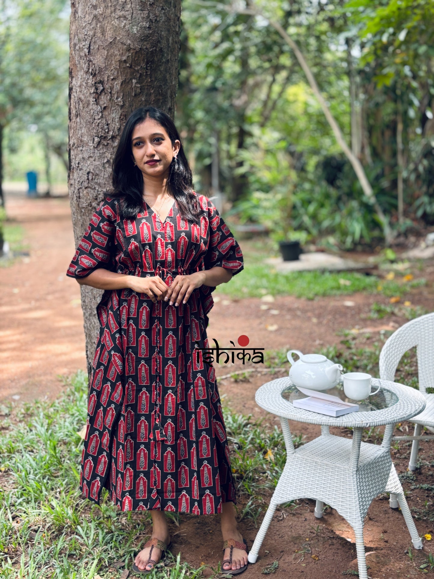 Maternity Kaftan Dress (Code-1010 IK)