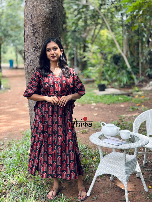 Maternity Kaftan Dress (Code-1010 IK)