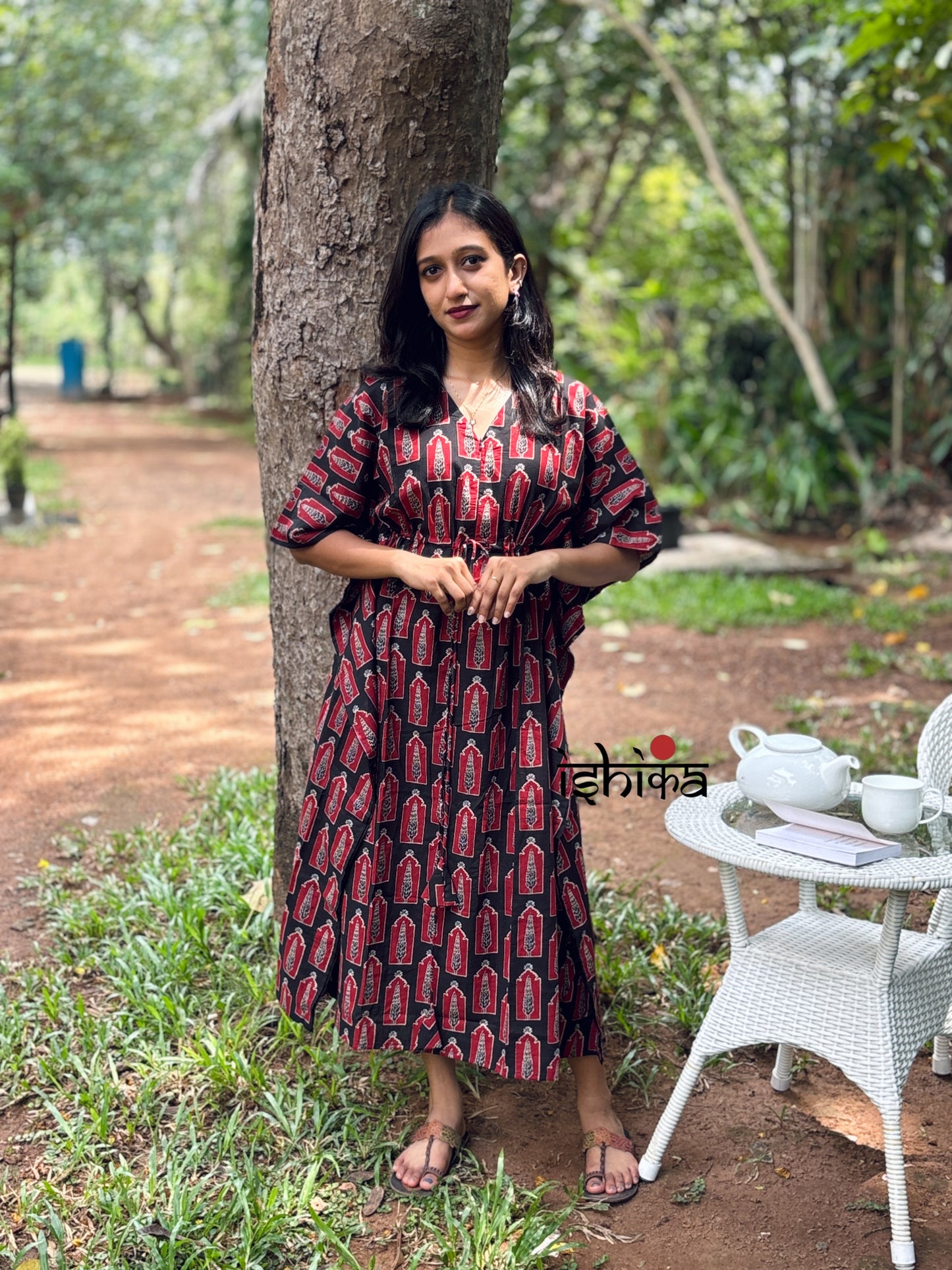 Maternity Kaftan Dress (Code-1010 IK)