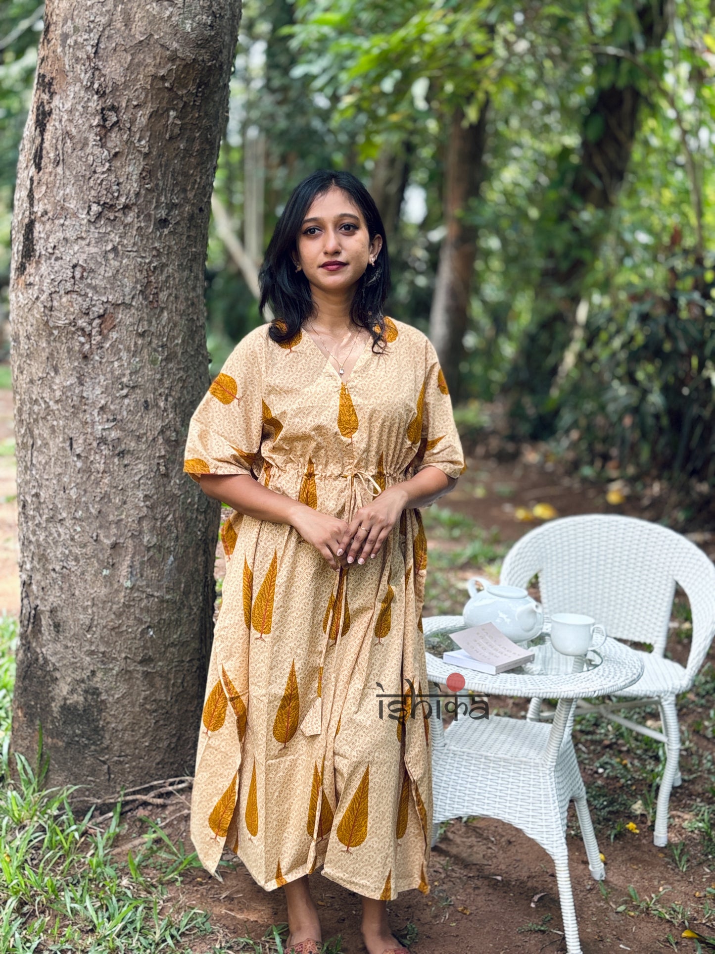 Maternity Kaftan Dress (Code-1011 IK)