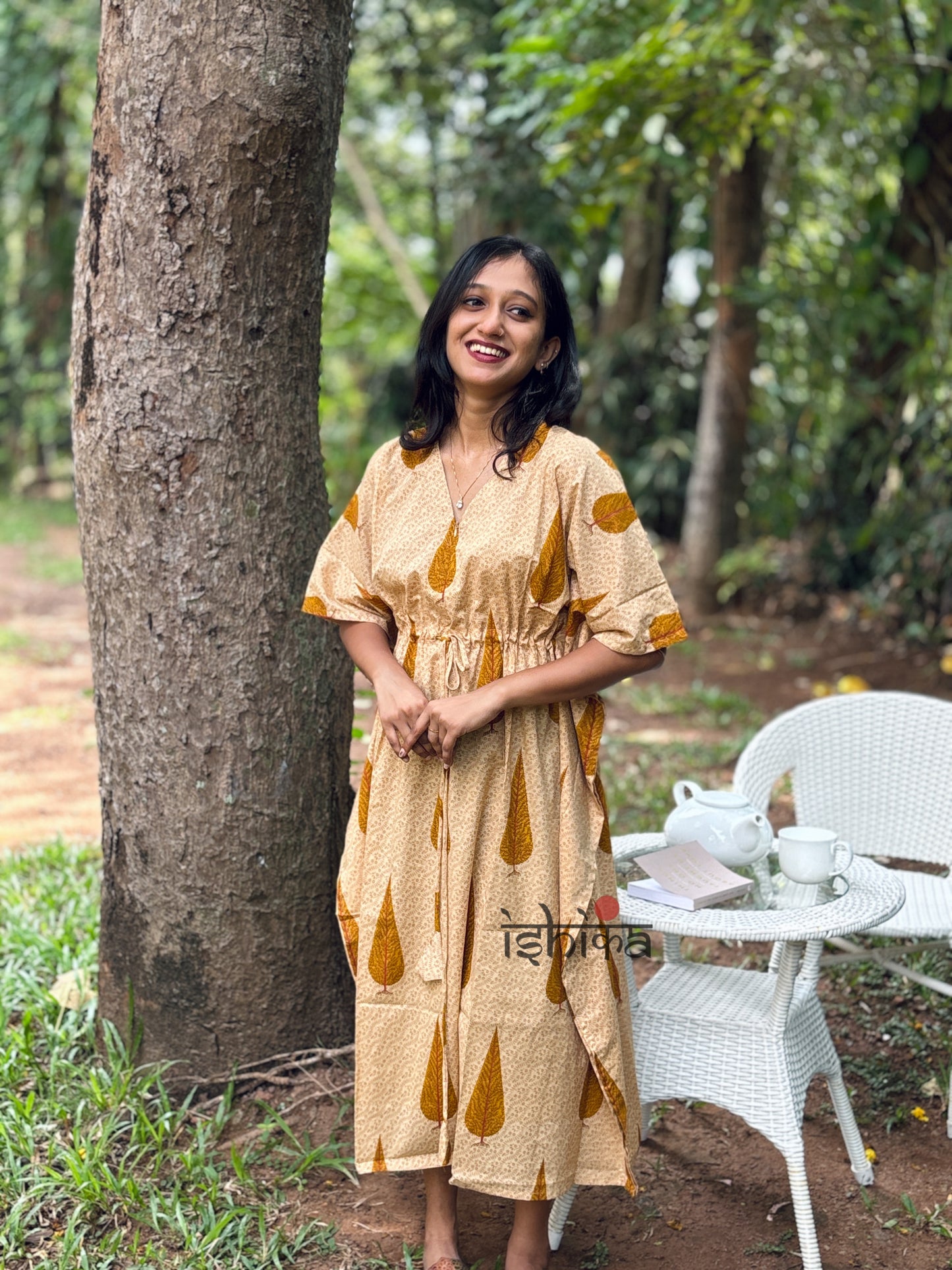 Maternity Kaftan Dress (Code-1011 IK)