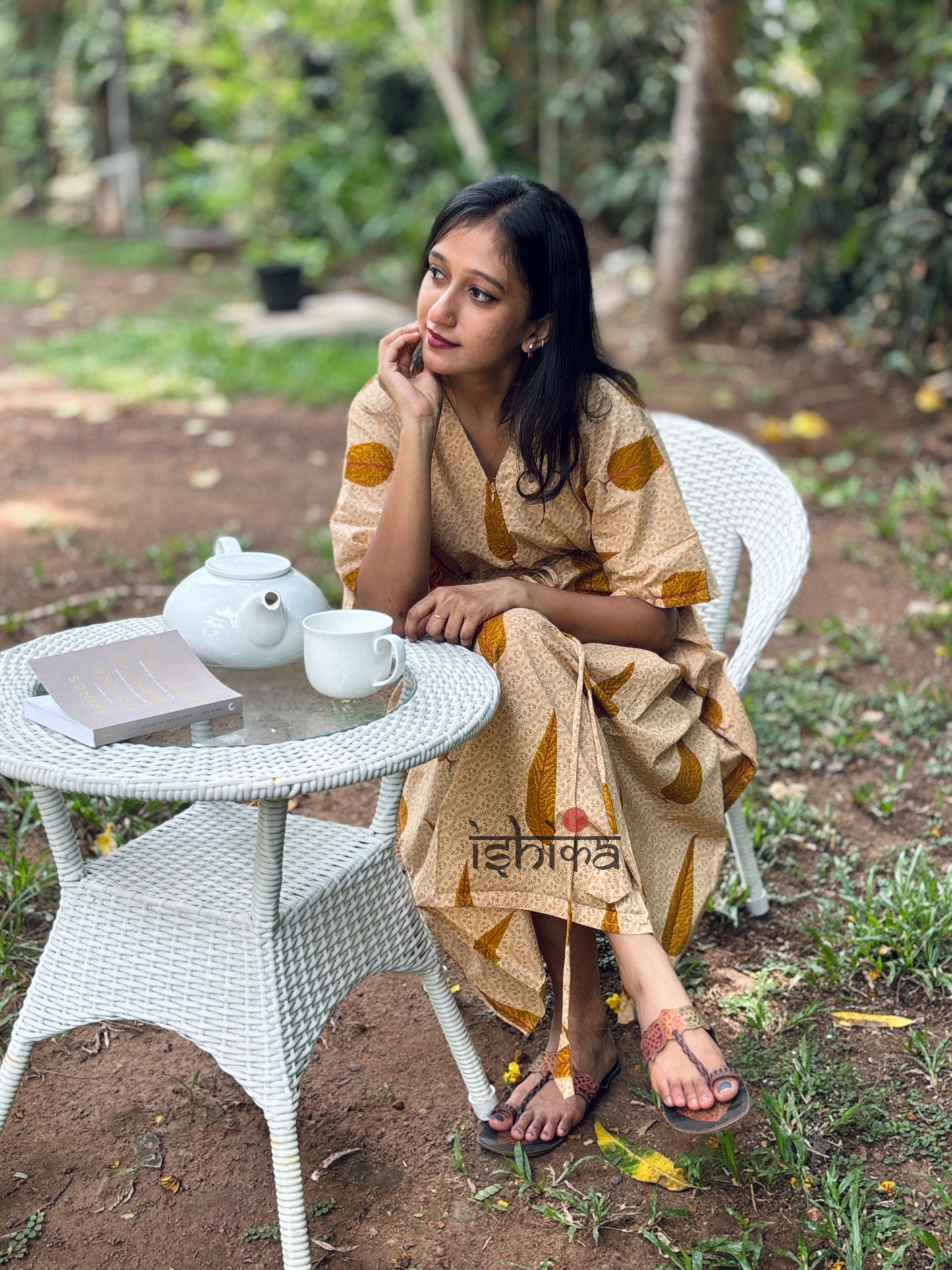 Maternity Kaftan Dress (Code-1011 IK)