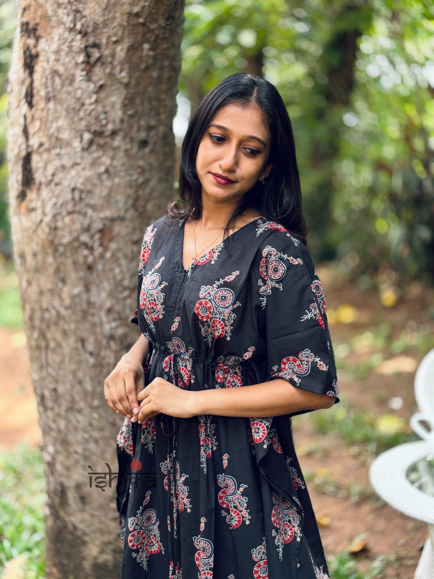 Maternity Kaftan Dress (Code-1012 IK)