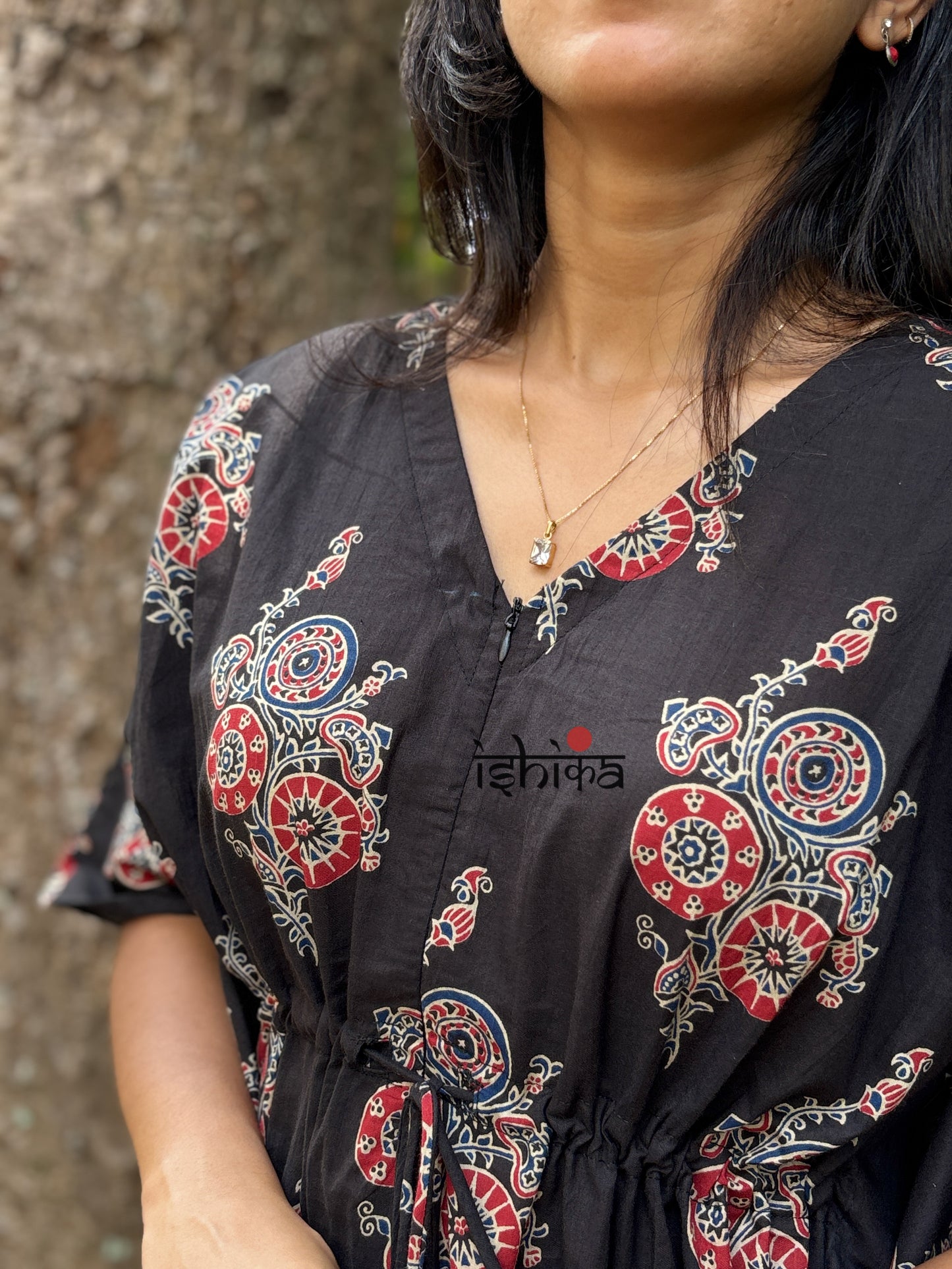 Maternity Kaftan Dress (Code-1012 IK)