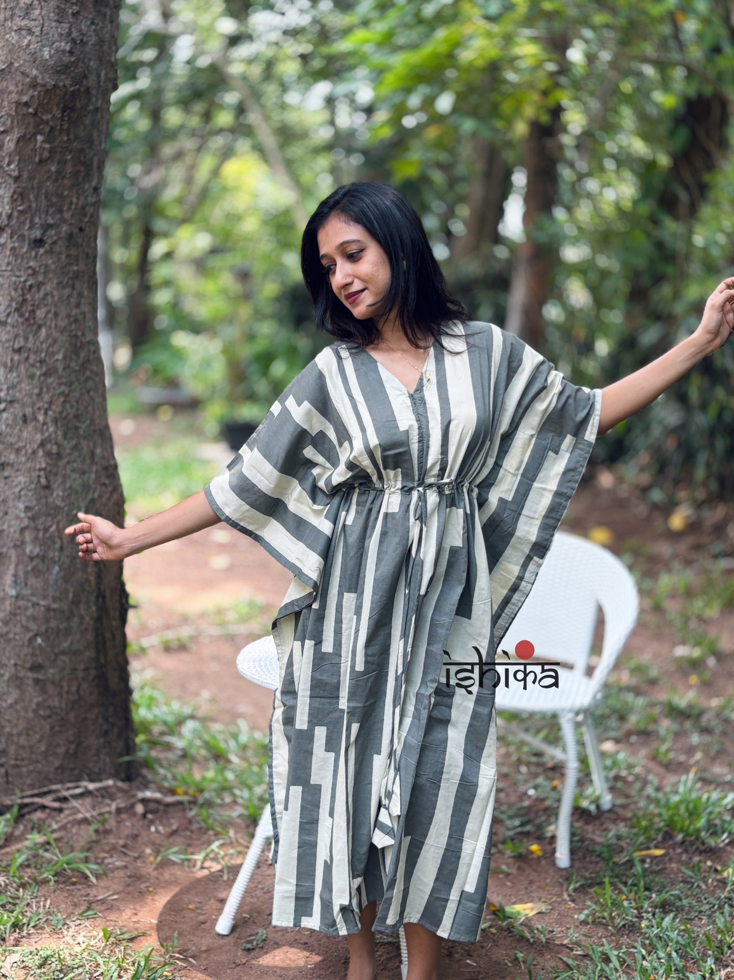 Maternity Kaftan Dress (Code-1013 IK)