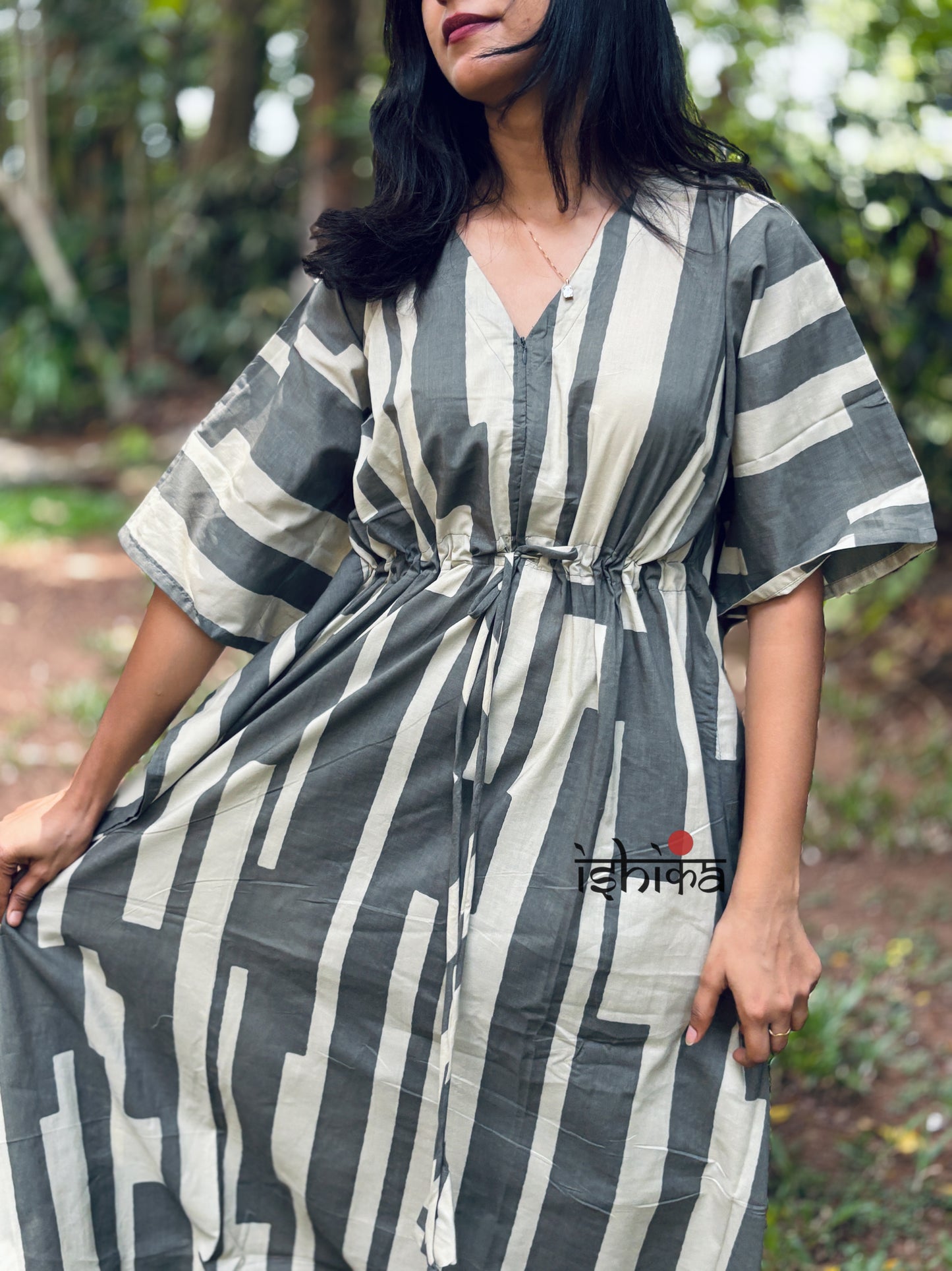 Maternity Kaftan Dress (Code-1013 IK)