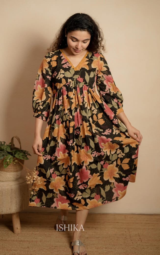 Maternity Dress (Code- 878 IK)