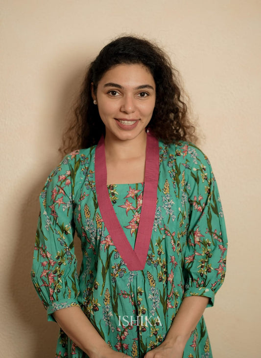 Maternity Dress (Code- 876 IK)