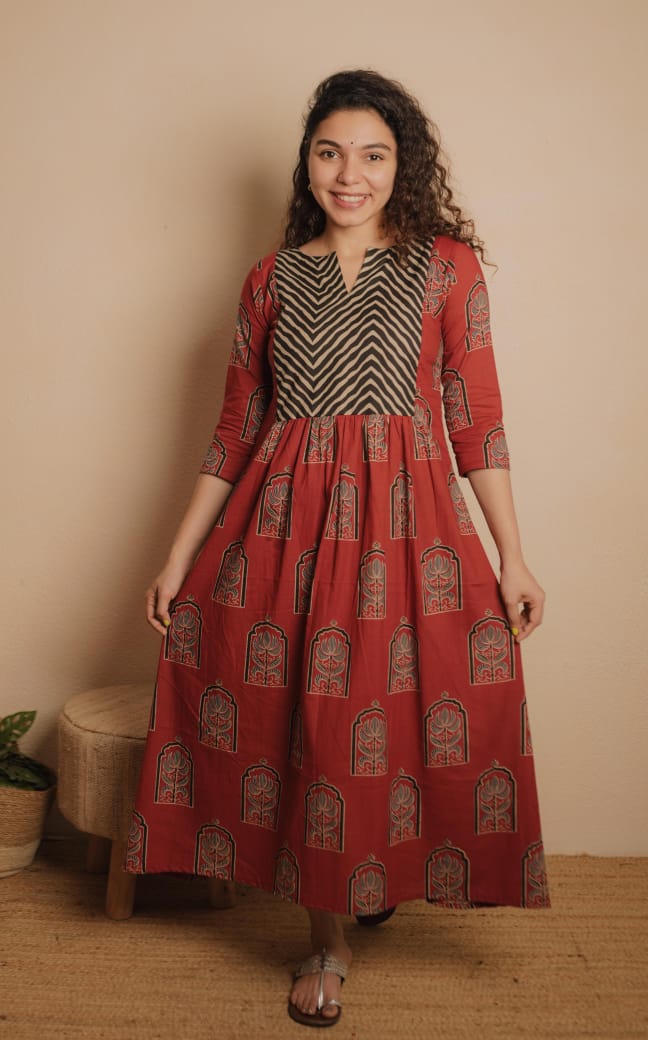 Maternity Dress ( Code-840 IK )