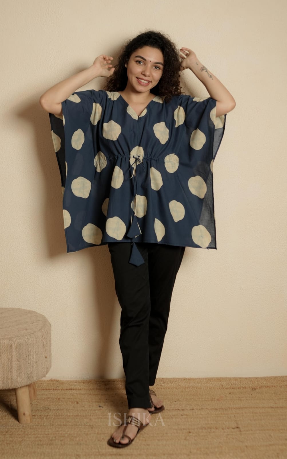 Maternity Kafthan Short Top (Code-845 IK)