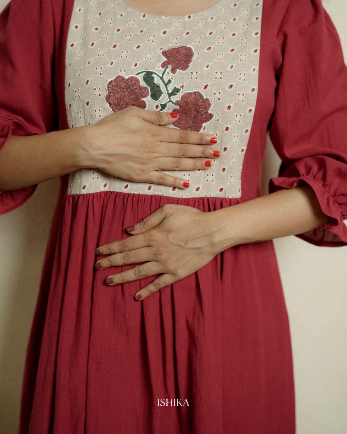 Maternity Dress (Code-1054 IK)