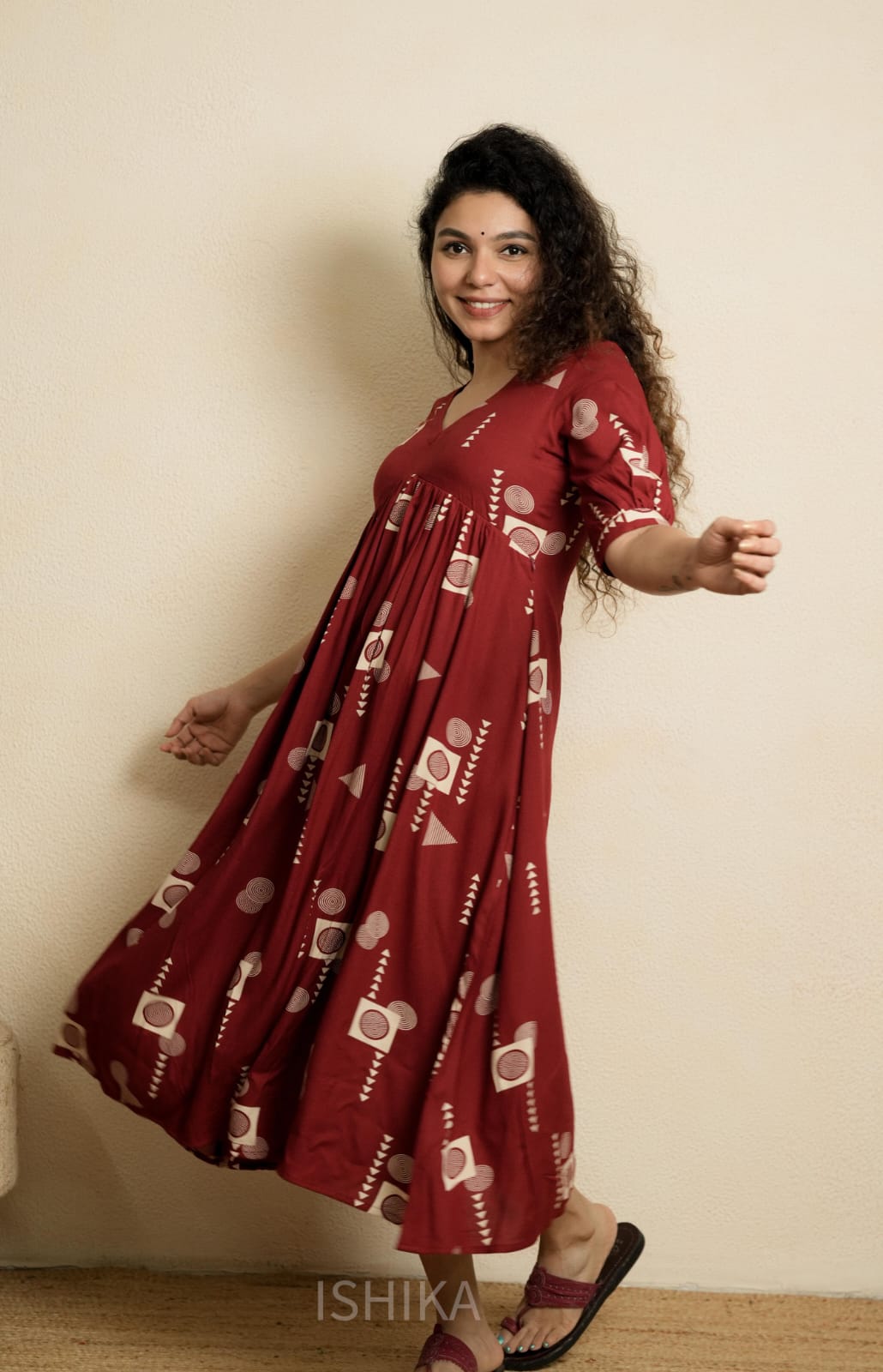Maternity Dress (Code-1098 IK)