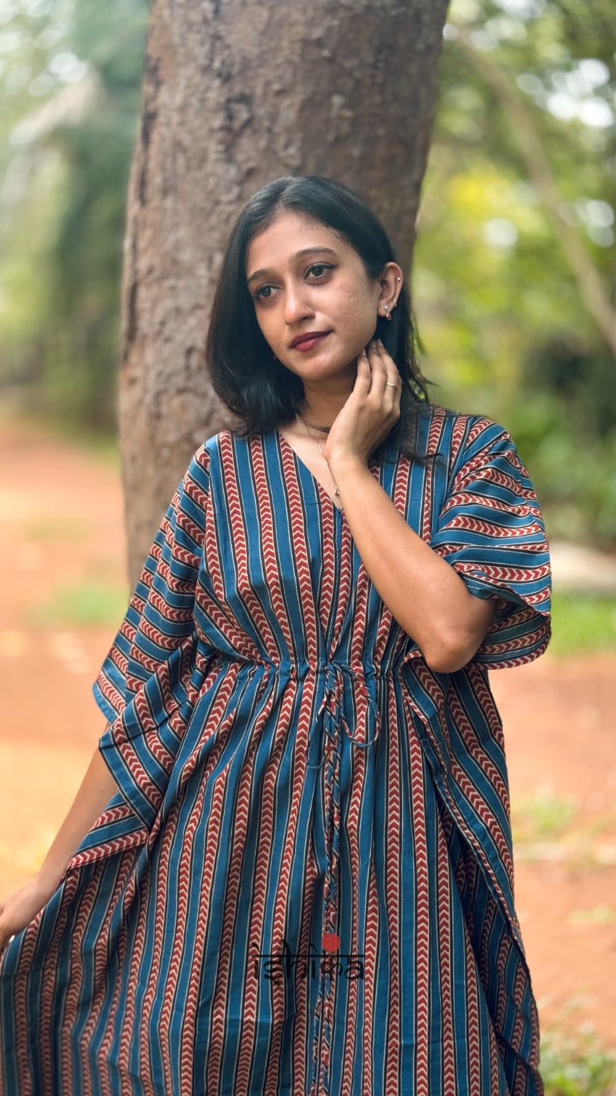 Maternity Kaftan Dress (Code-1005 IK)