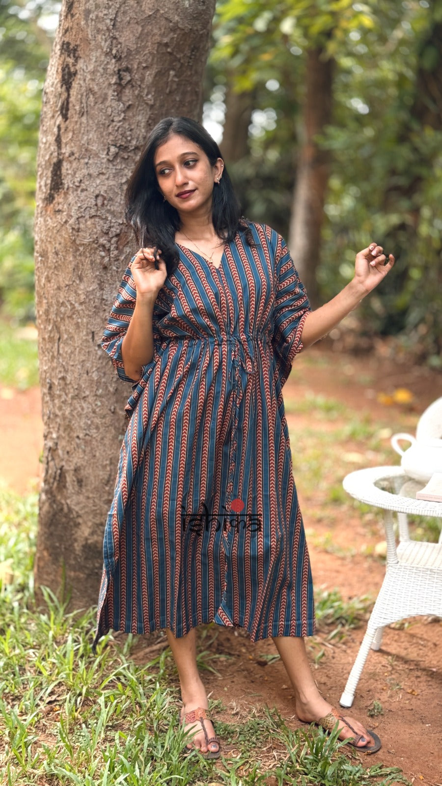 Maternity Kaftan Dress (Code-1005 IK)