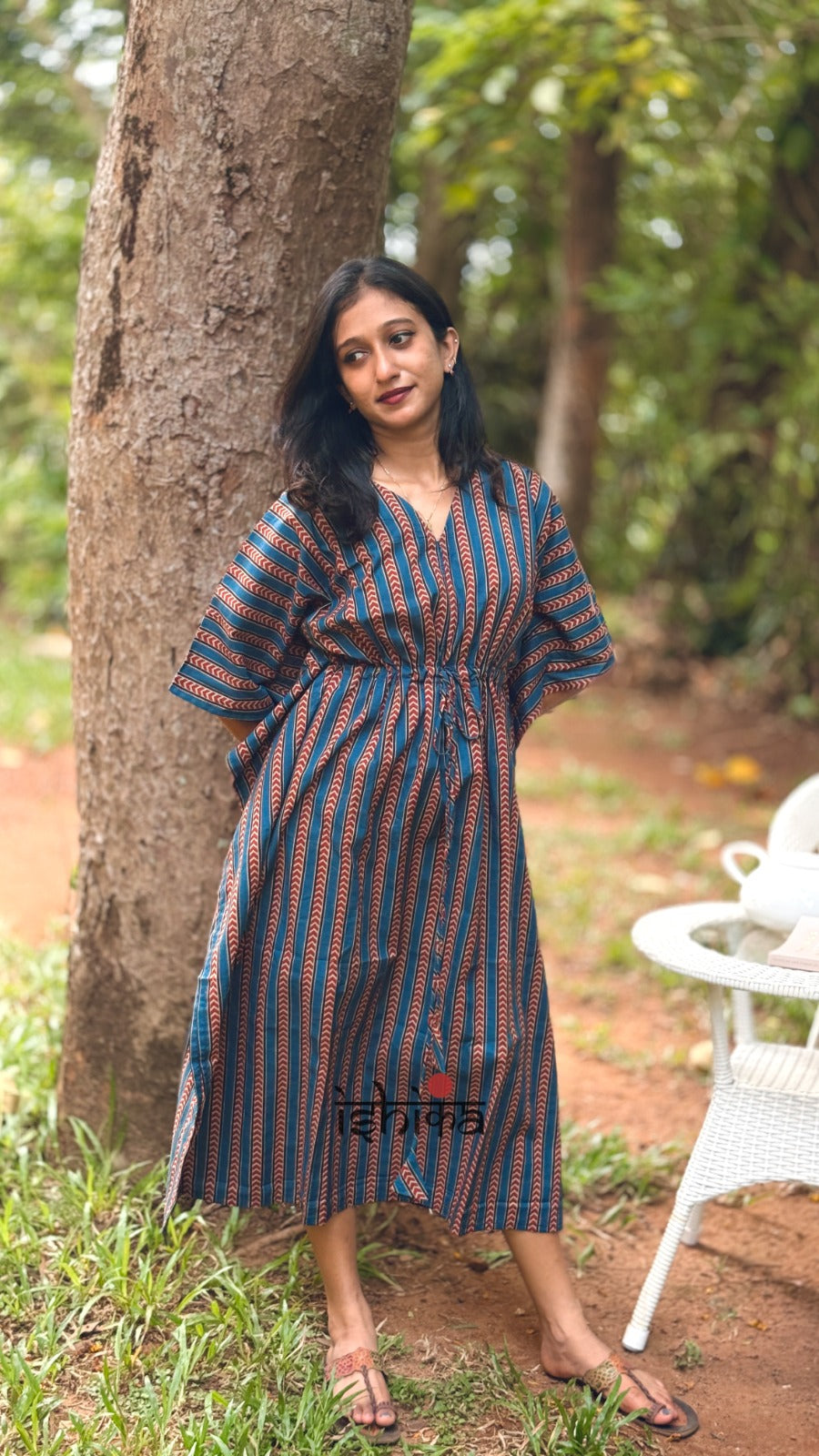 Maternity Kaftan Dress (Code-1005 IK)