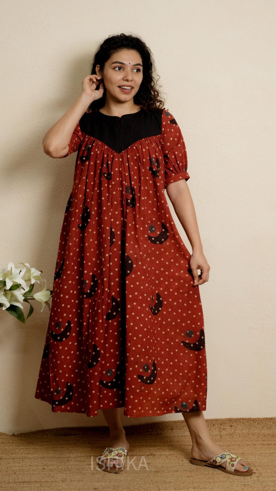 Maternity Dress (Code-1182IK)