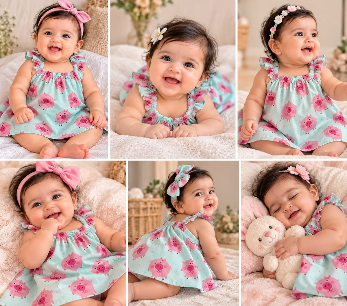 Baby Dress 3 - 6 months  (NB 204)