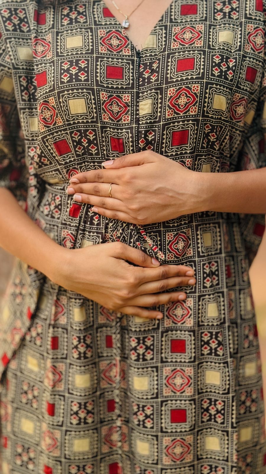 Maternity Kaftan Dress (Code-1006 IK)