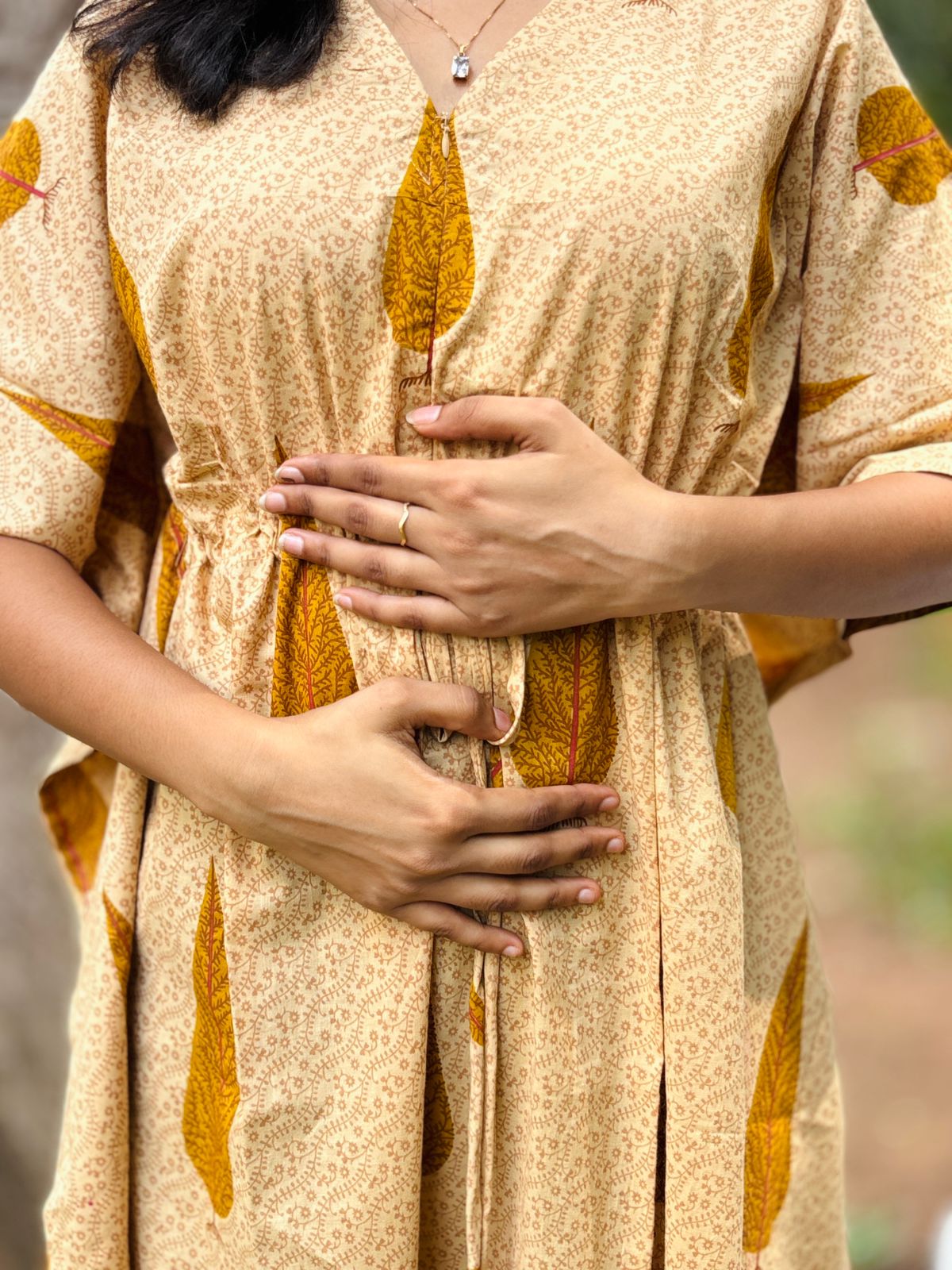 Maternity Kaftan Dress (Code-1011 IK)