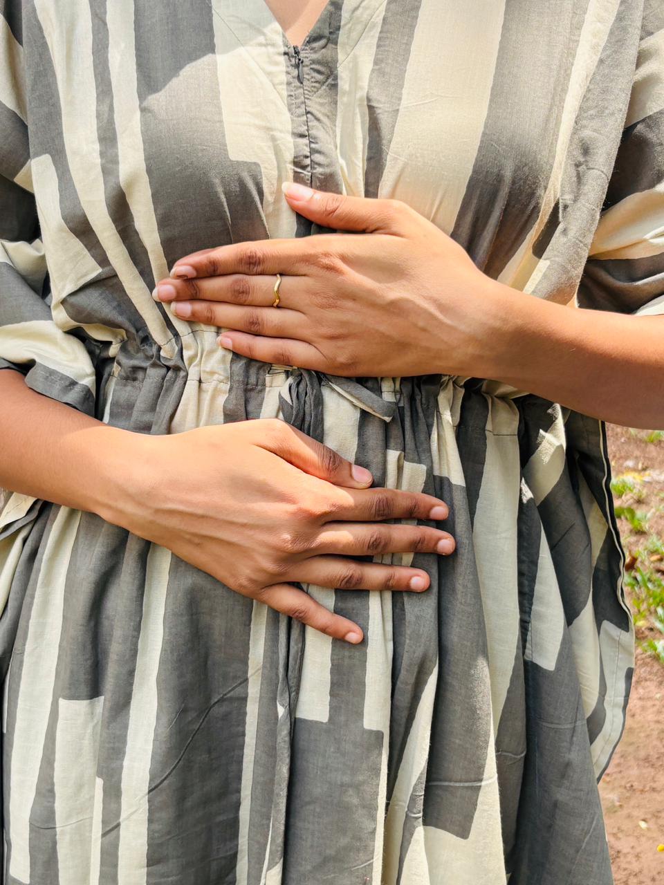 Maternity Kaftan Dress (Code-1013 IK)