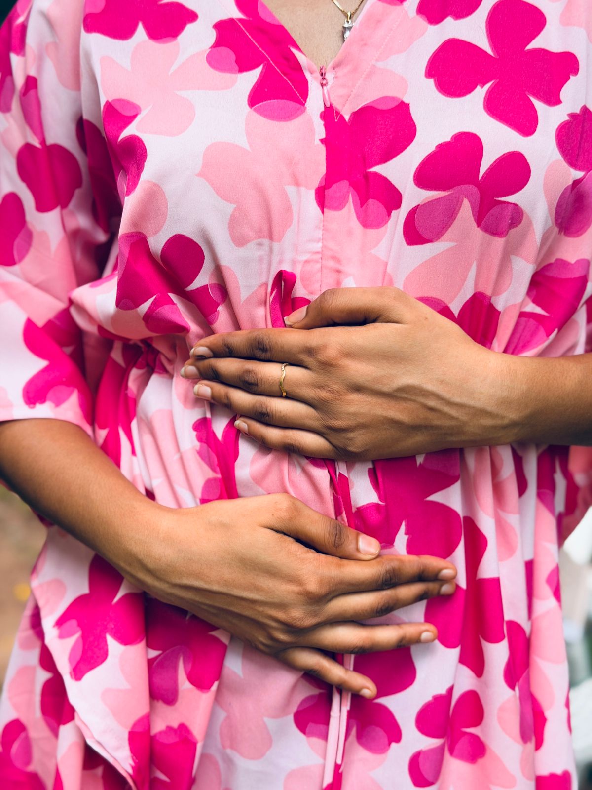 Maternity Kaftan Dress (Code-1014 IK)