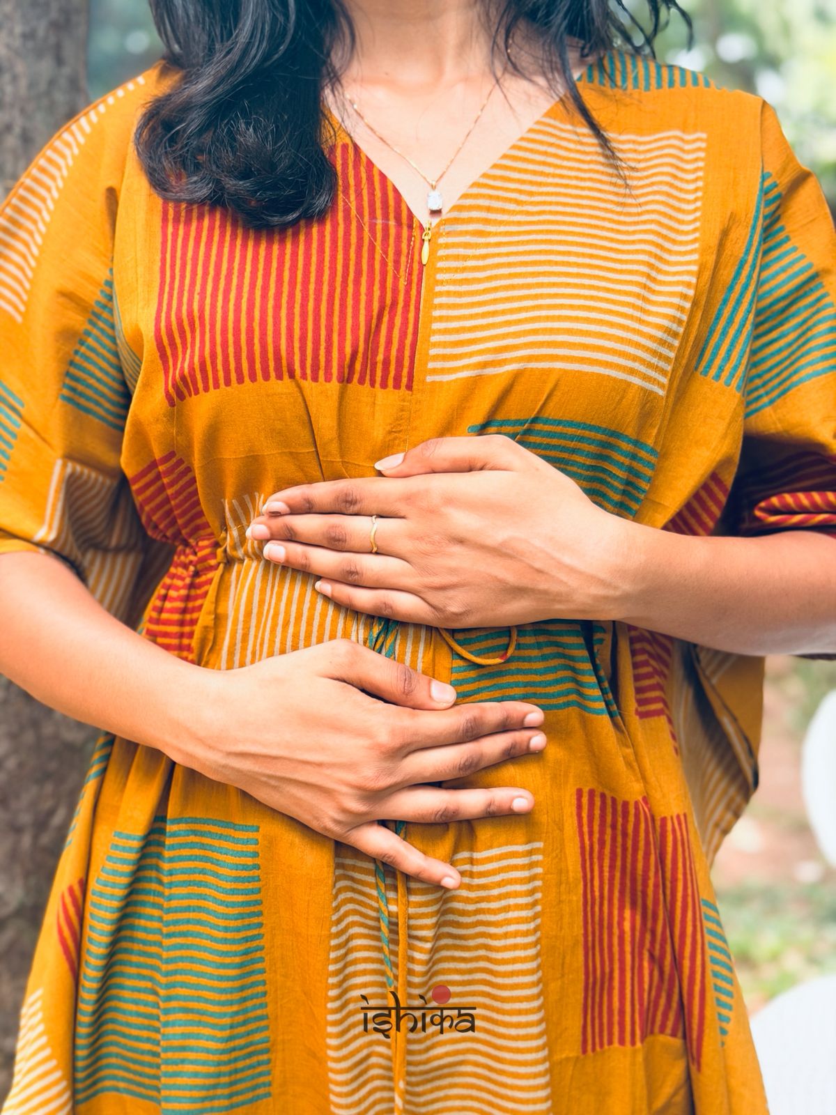 Maternity Kaftan Dress (Code-1015 IK)