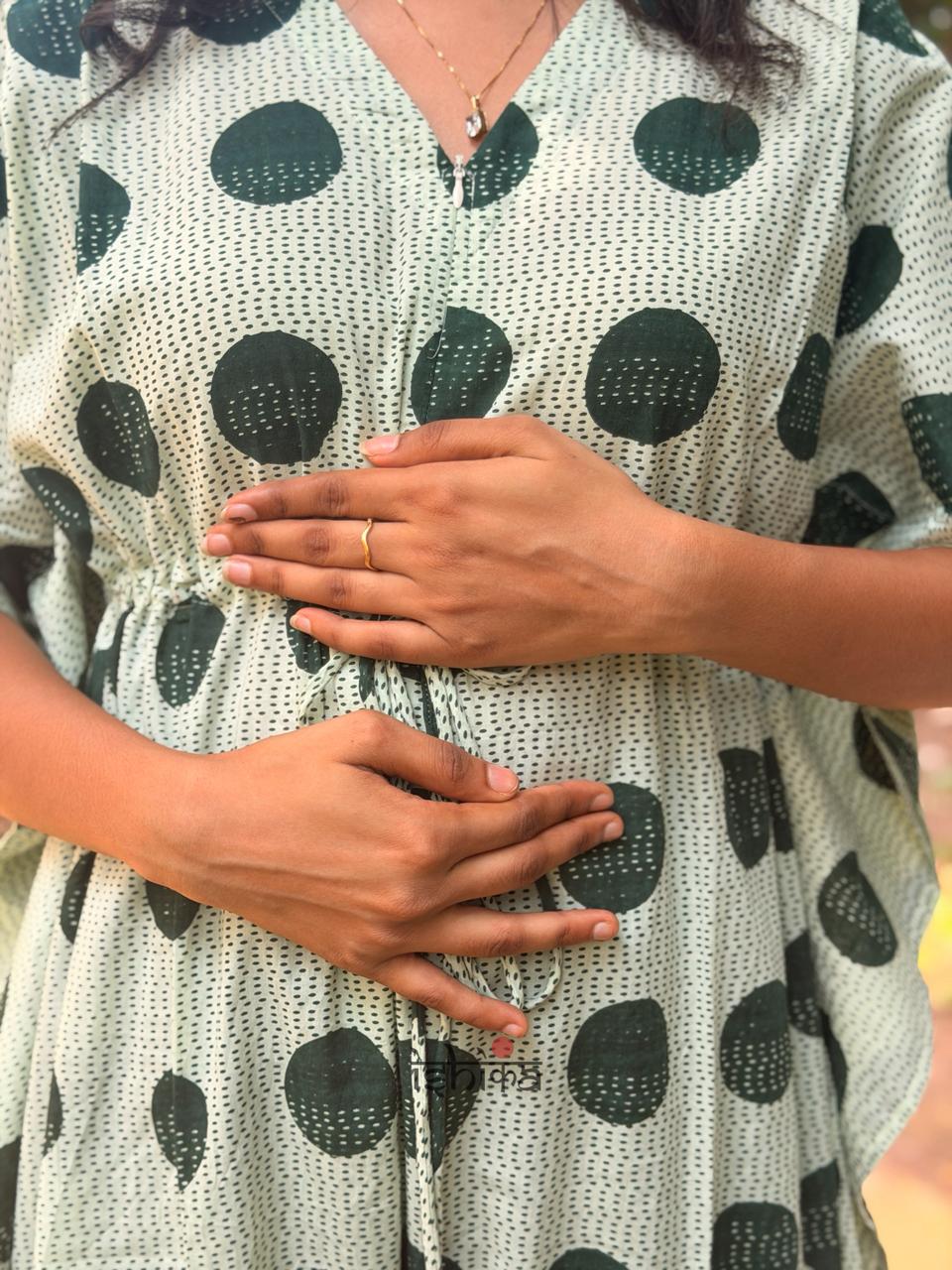Maternity Kaftan Dress (Code-1018 IK)