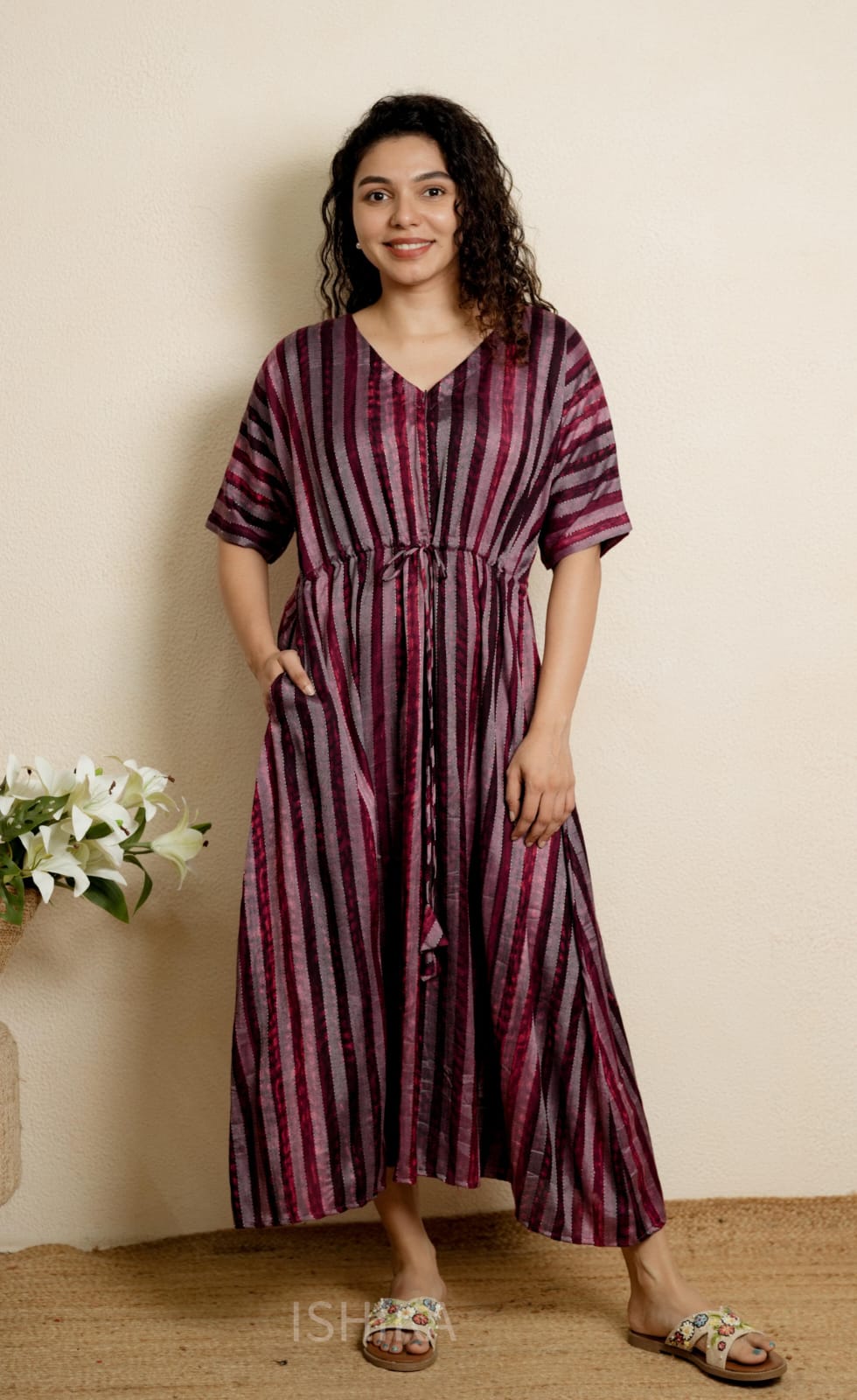 Maternity Kaftan Dress (Code-1157 IK)