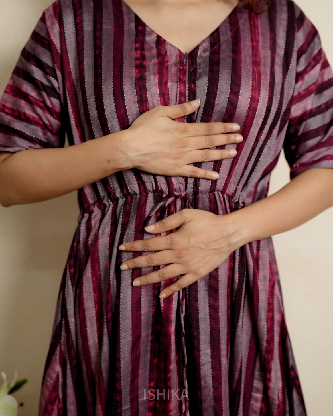 Maternity Kaftan Dress (Code-1157 IK)